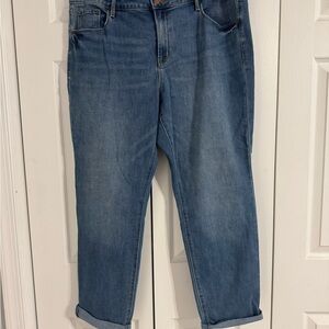 Old Navy Women's Blue Ankle Jeans